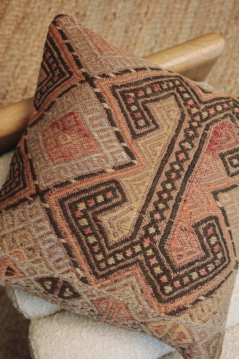 Kilim Square Pillow Iki - PC202 - OddBird Co.
