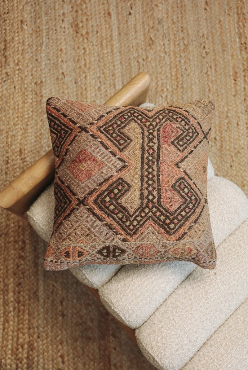 Kilim Square Pillow Iki - PC202 - OddBird Co.