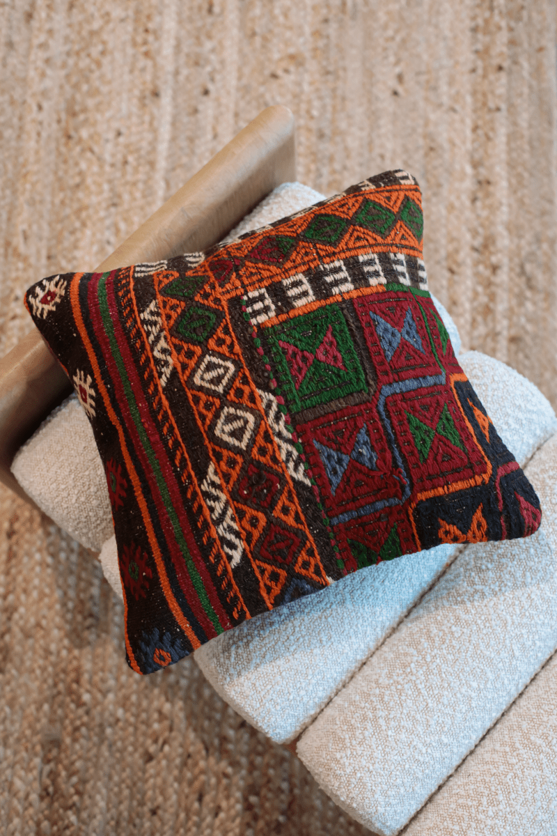 OddBird Pillows Kilim Square Pillow On Dört