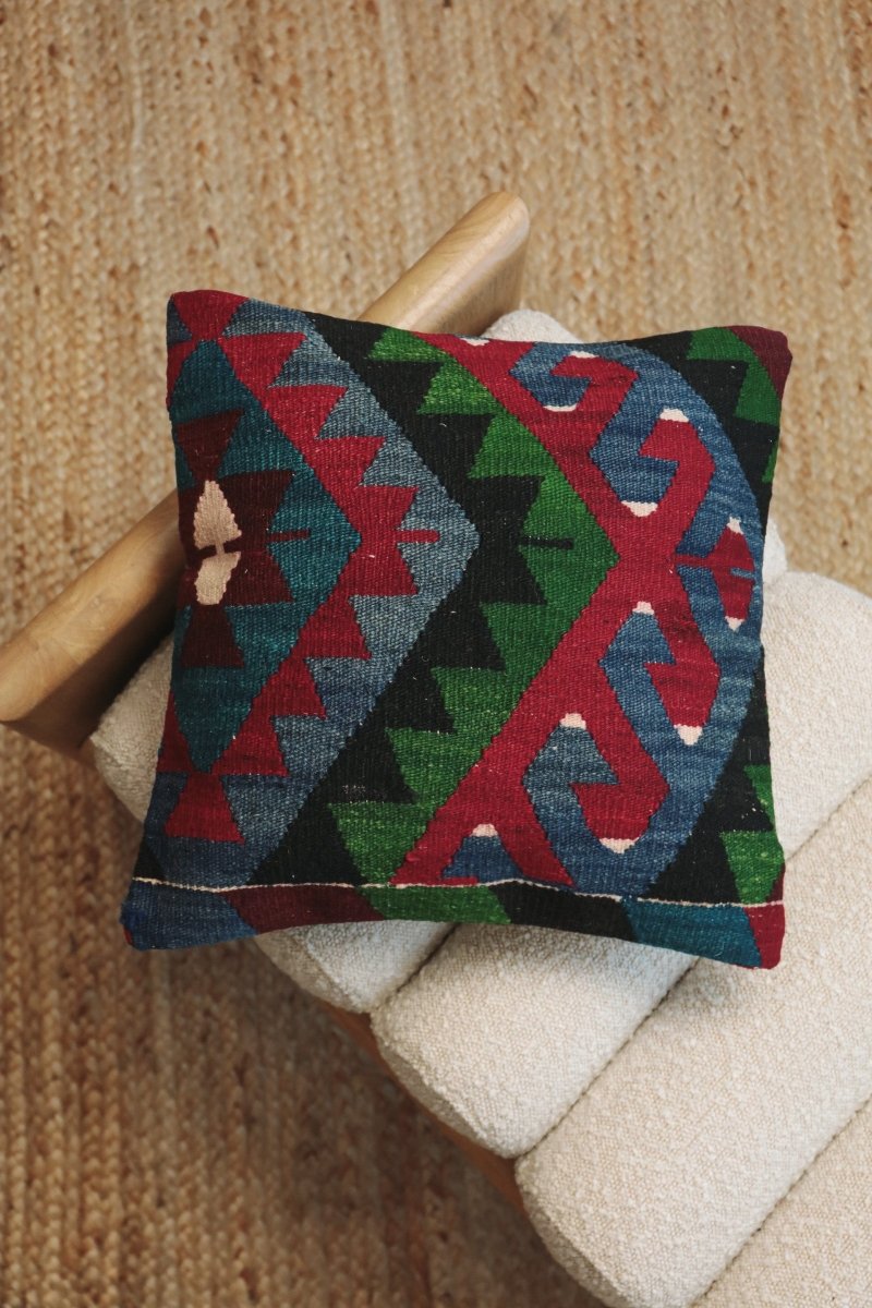 Kilim Square Pillow On - PC146 - OddBird Co.