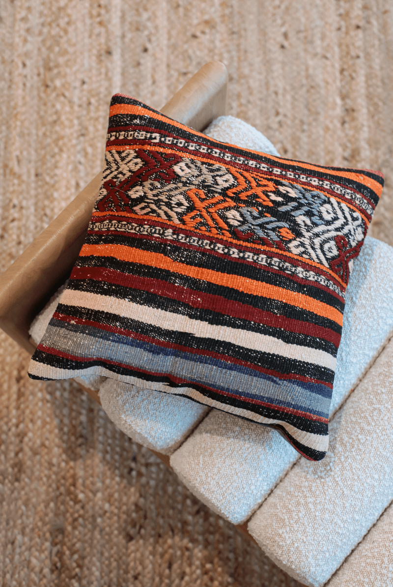 OddBird Pillows Kilim Square Pillow On Üç