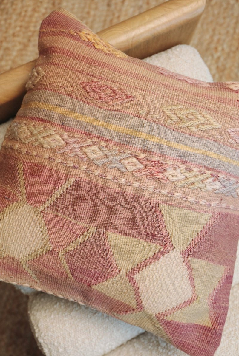Kilim Square Pillow On Yedi - PC113 - OddBird Co.