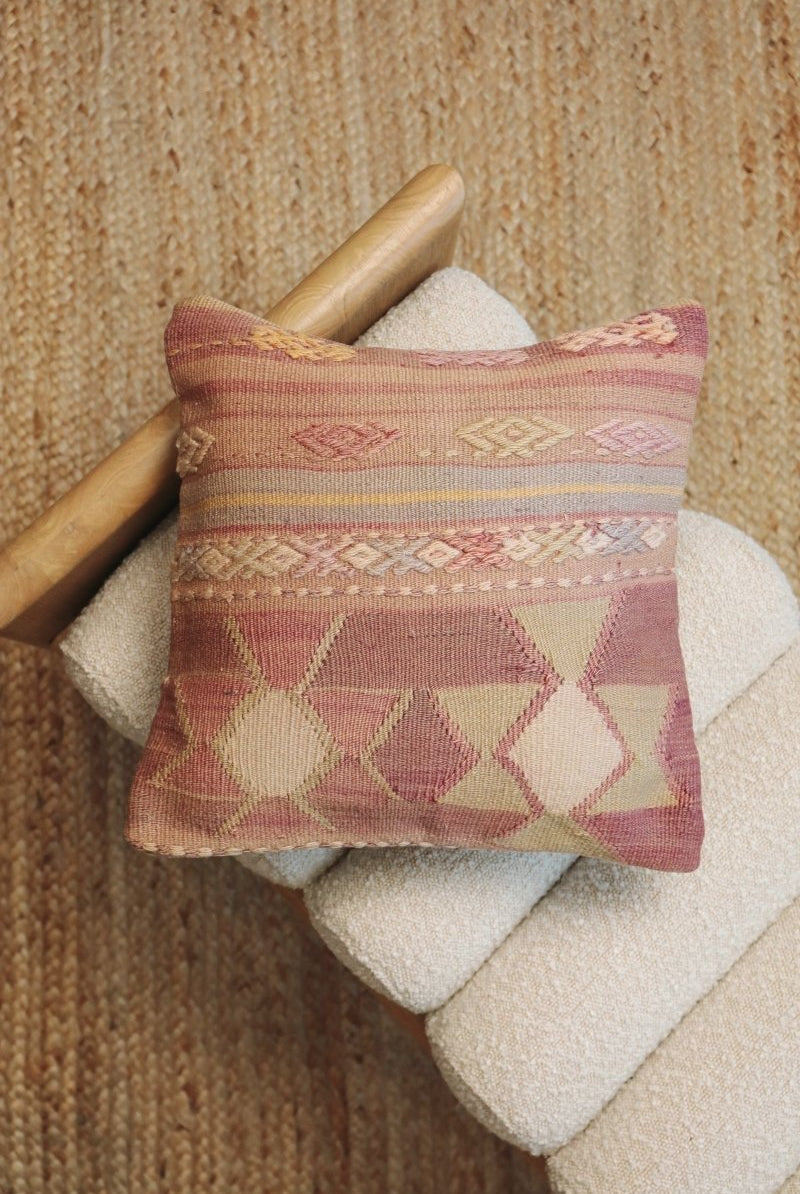 Kilim Square Pillow On Yedi - PC113 - OddBird Co.