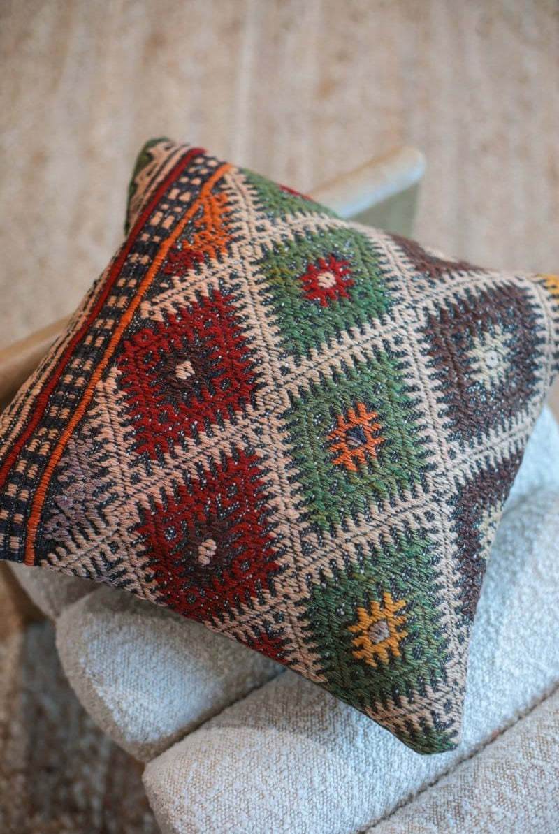 OddBird Pillows Kilim Square Pillow Otuz Atmis