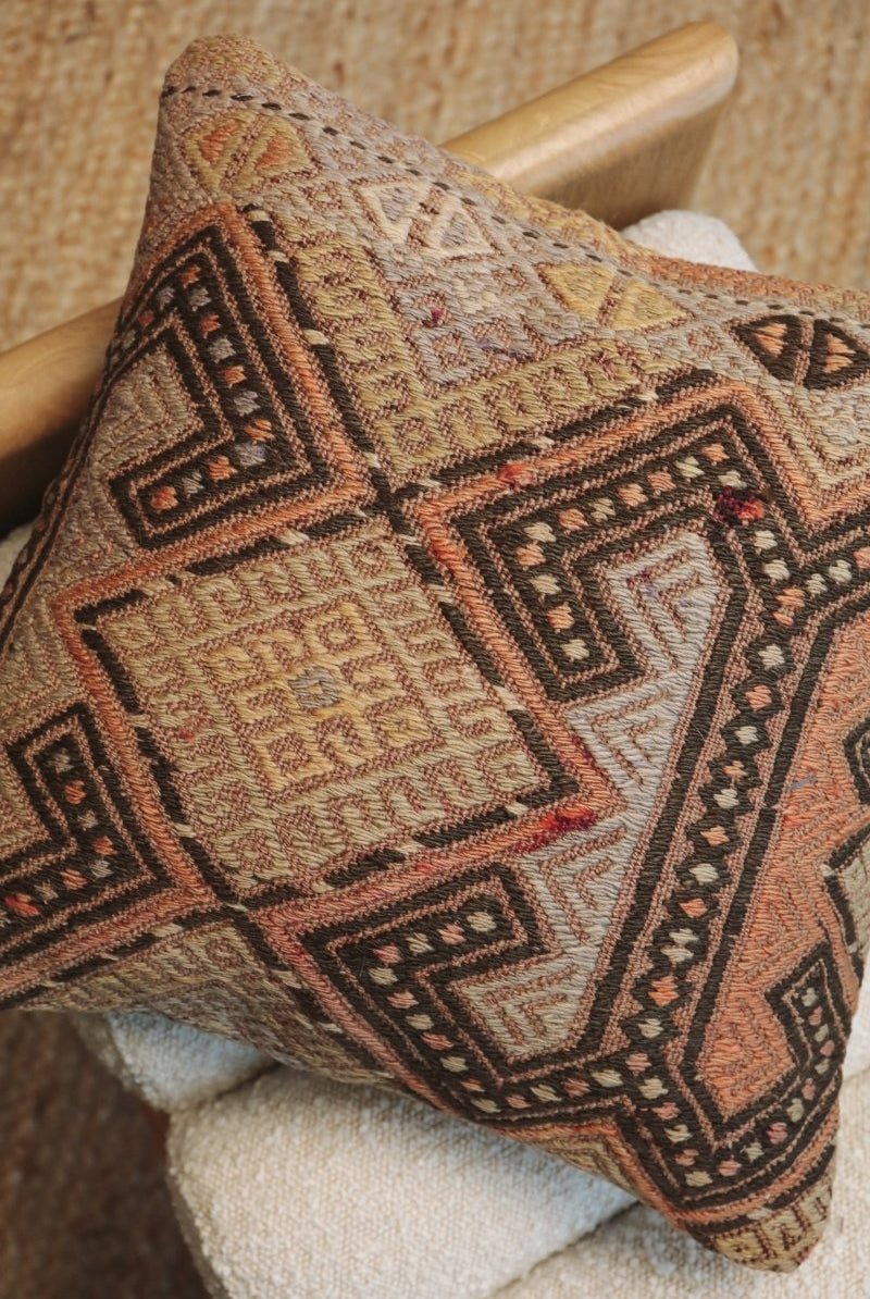 Kilim Square Pillow Yedi - PC51 - OddBird Co.