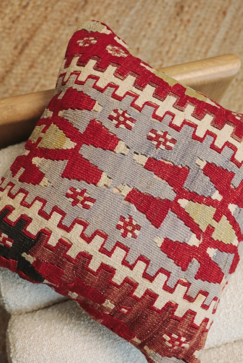 Kilim Square Pillow Yirmi Alti - PC145 - OddBird Co.