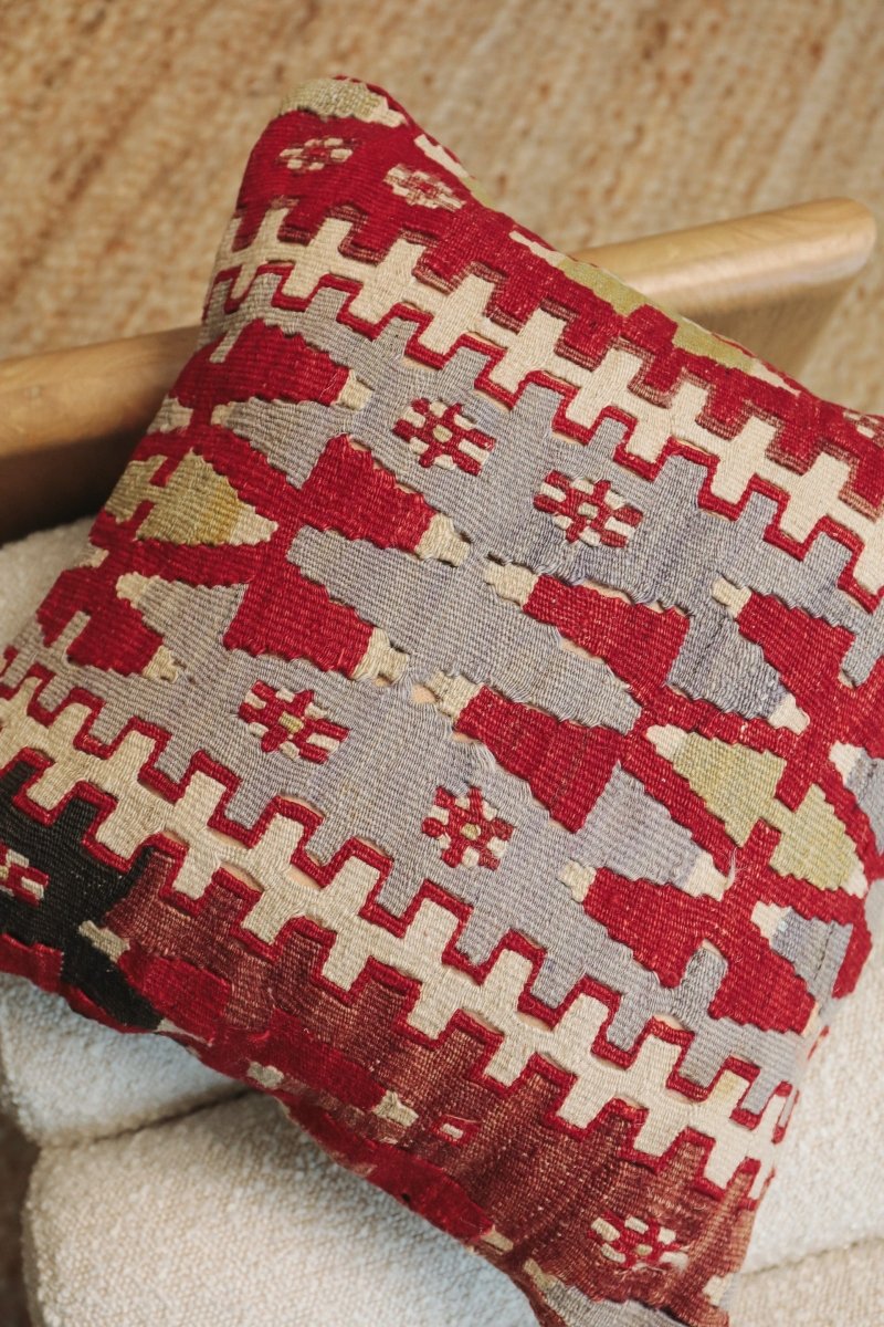 Kilim Square Pillow Yirmi Alti - PC145 - OddBird Co.