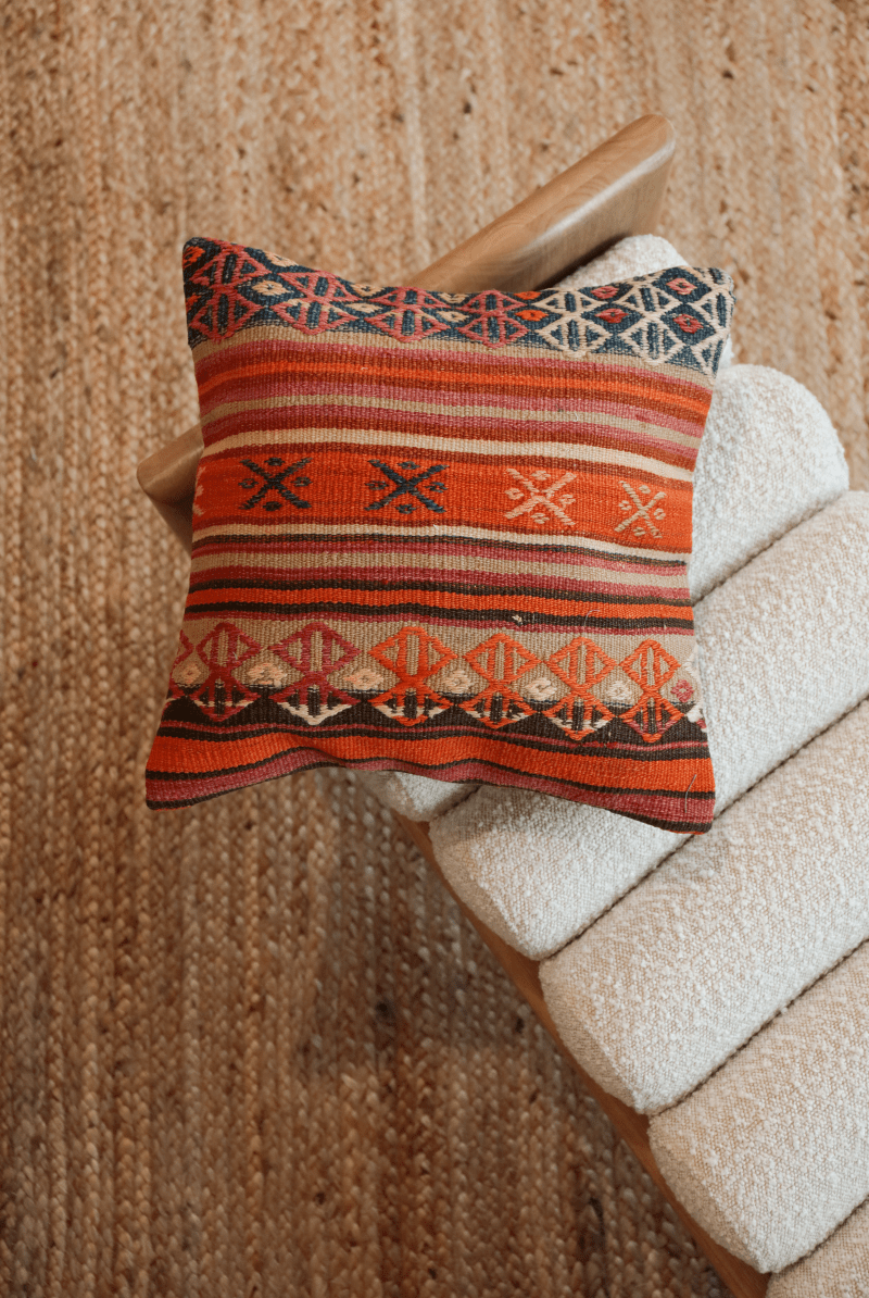 OddBird Pillows Kilim Square Pillow Yirmi Bes
