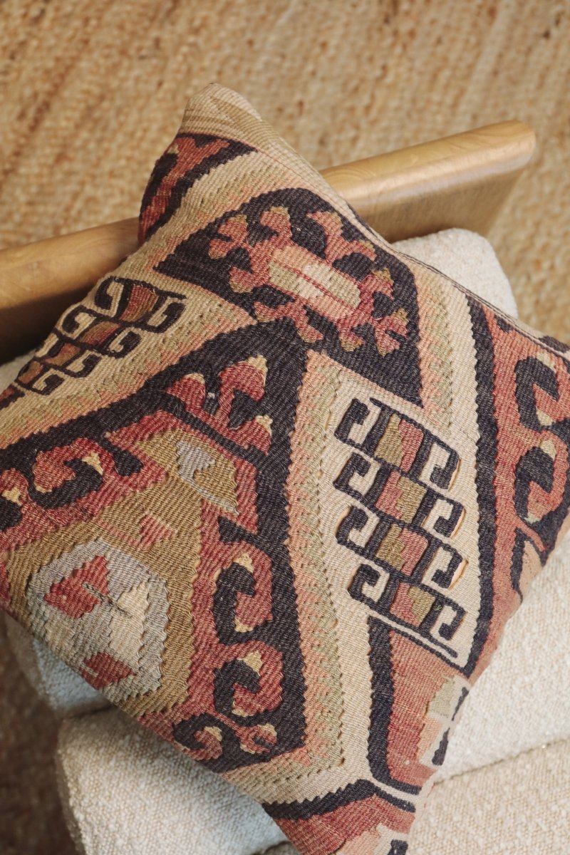 Kilim Square Pillow Yirmi Dokuz - PC12 - OddBird Co.