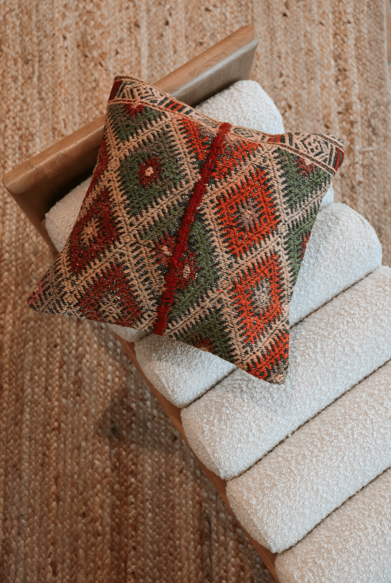 OddBird Pillows Kilim Square Pillow Yirmi Sekiz
