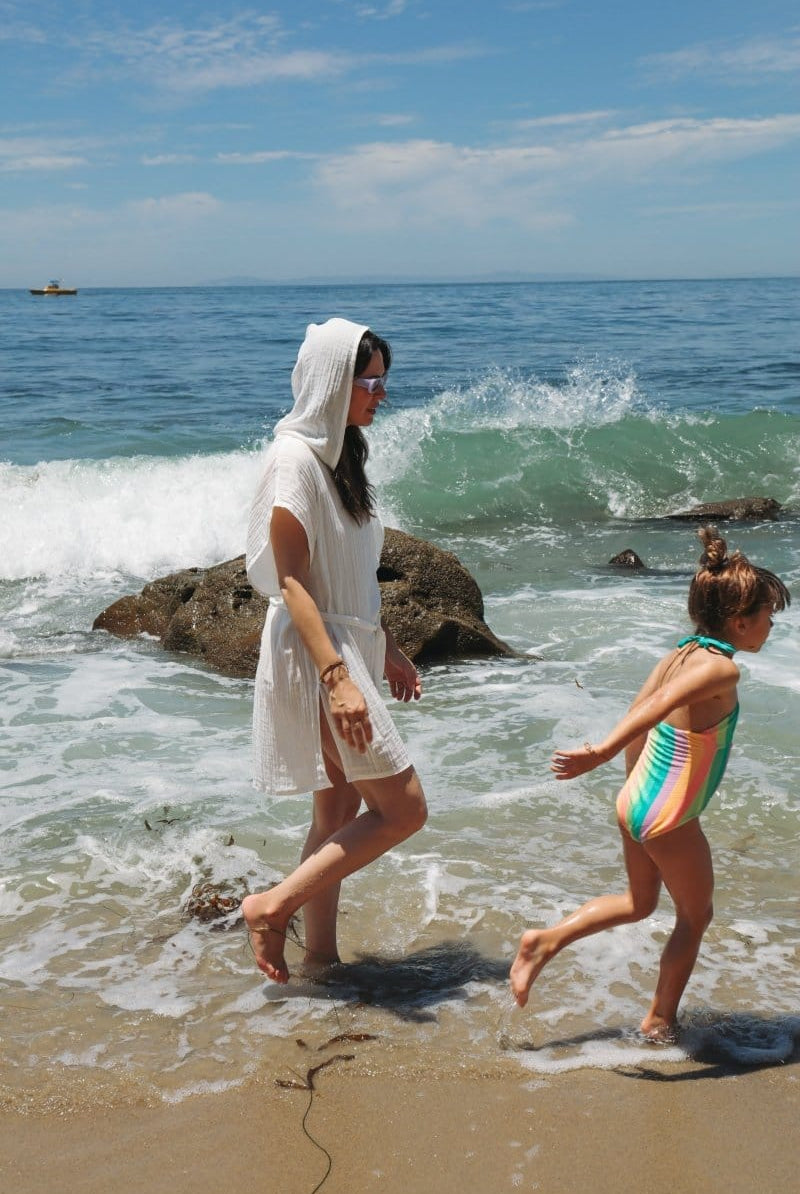 Limited Edition Alabaster Poncho + Eco Printing - OddBird Co.