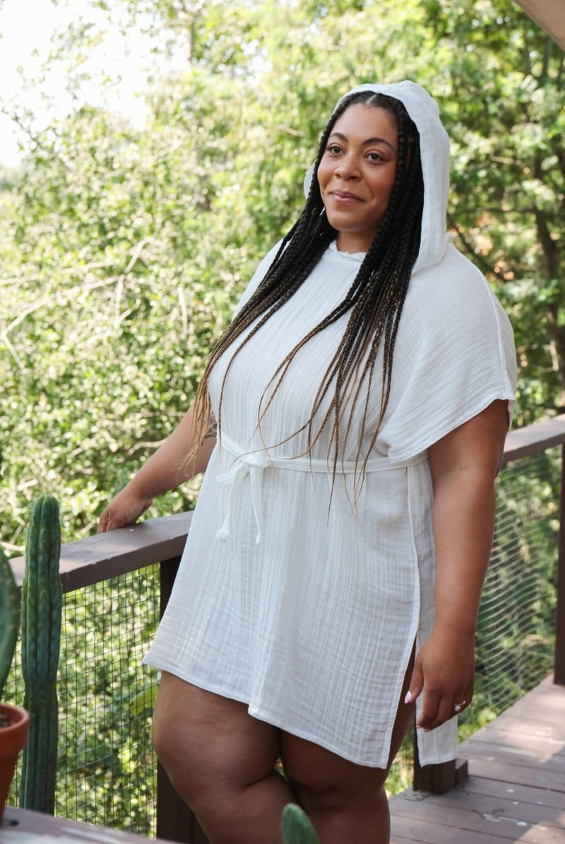 Limited Edition Alabaster Poncho + Eco Printing - OddBird Co.