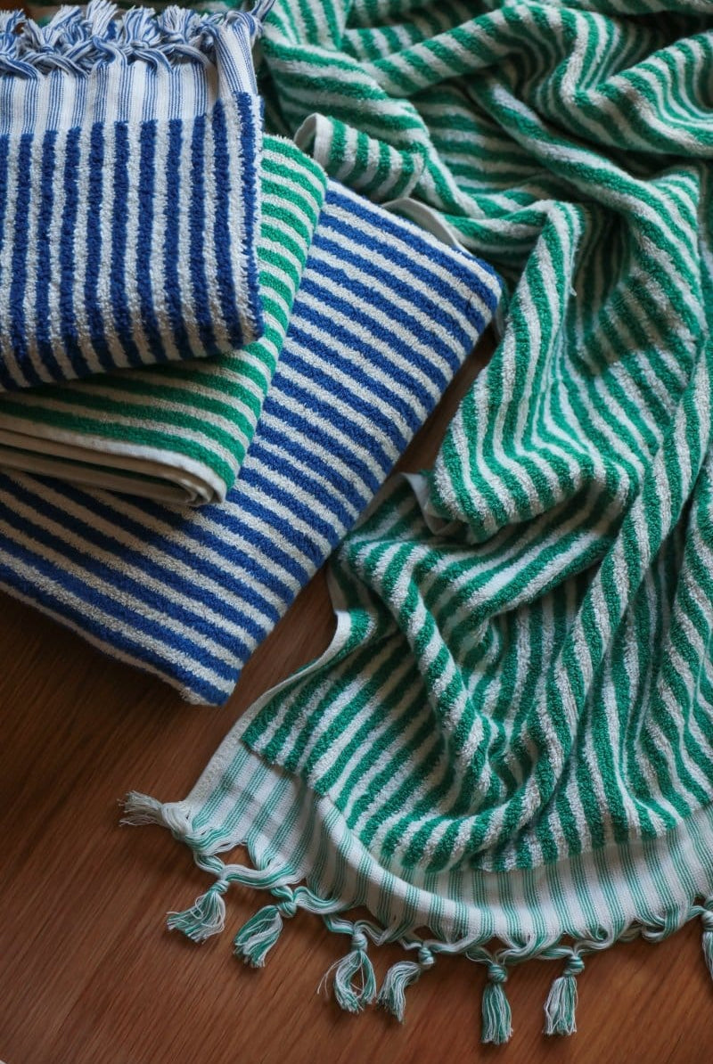 OddBird Towels Limited Edition Çizgi Turkish Terry Towel Collection