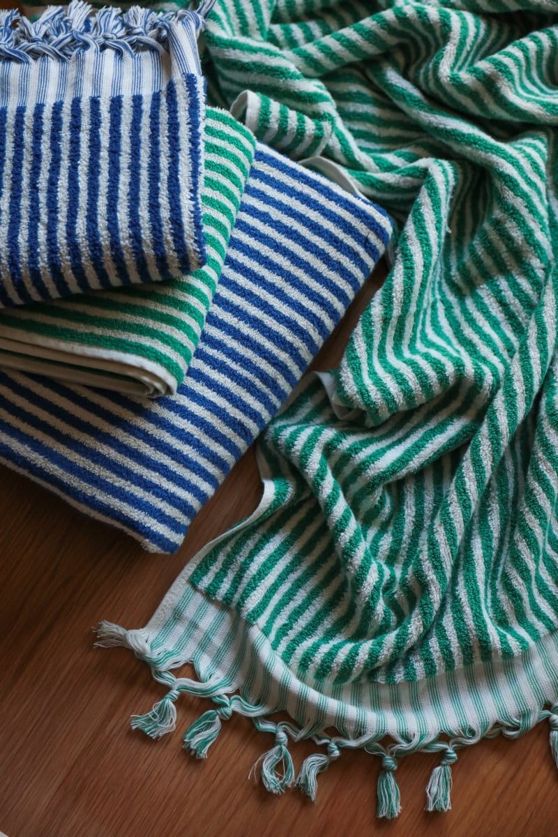 OddBird Towels Limited Edition Çizgi Turkish Terry Towel Collection
