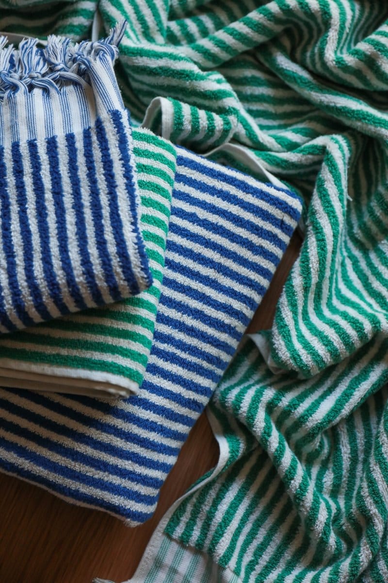 OddBird Towels Limited Edition Çizgi Turkish Terry Towel Collection