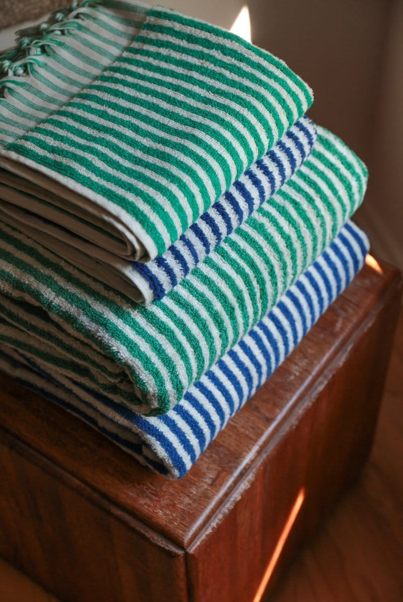 OddBird Towels Limited Edition Çizgi Turkish Terry Towel Collection