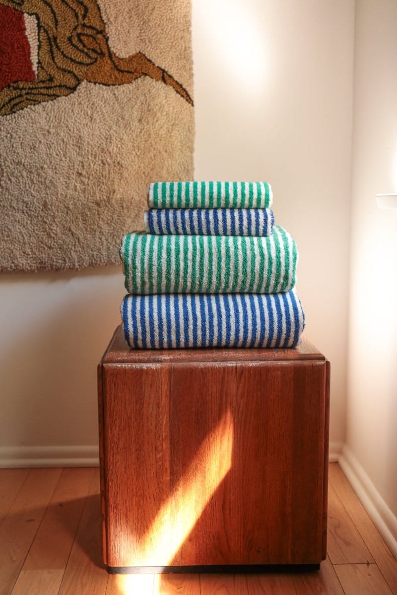 OddBird Towels Limited Edition Çizgi Turkish Terry Towel Collection