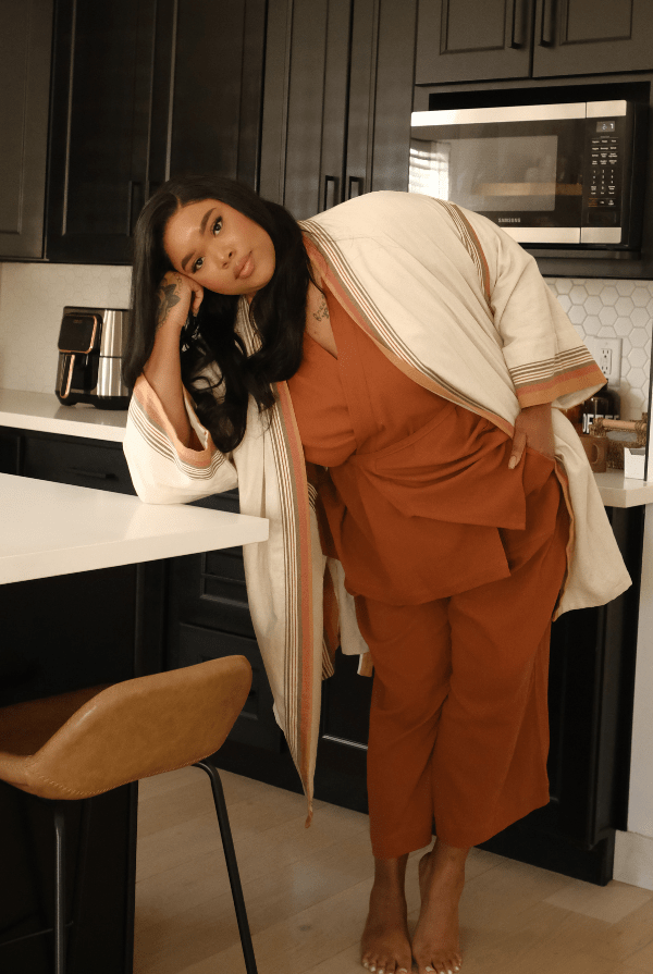 OddBird Robes Limited Edition Keten Kisa Cut Robe