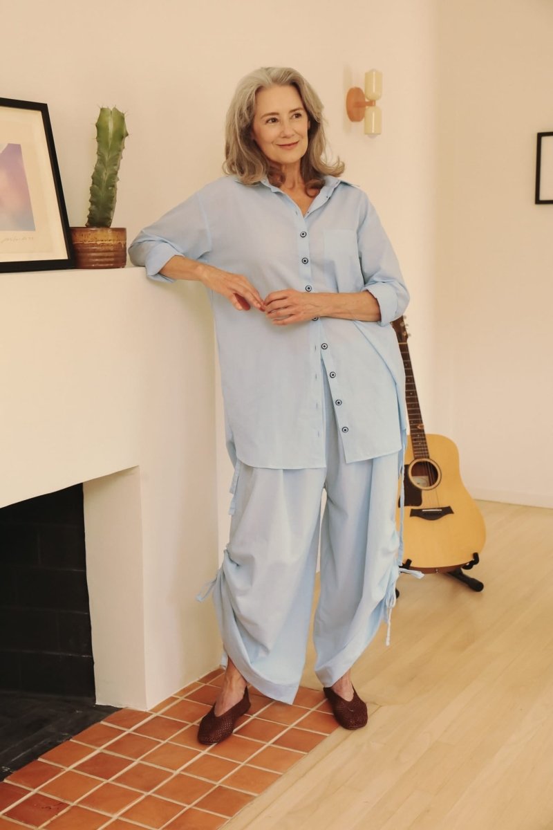Limited Edition Salaş Pant - Sky Blue - PLESALASSBLUS - OddBird Co.