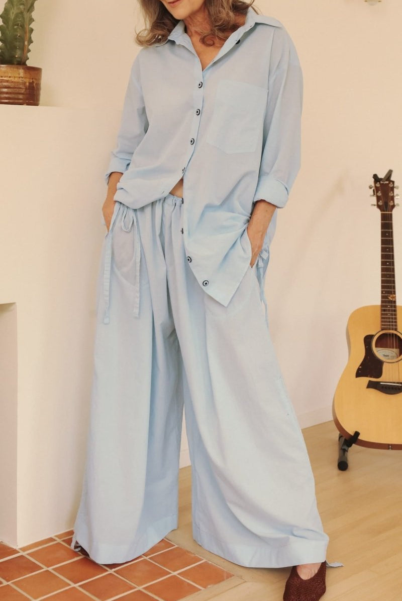 Limited Edition Salaş Pant - Sky Blue - PLESALASSBLUS - OddBird Co.