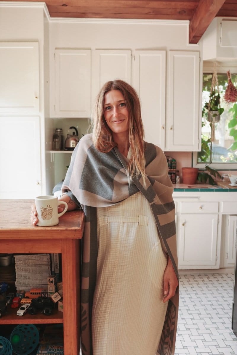 OddBird Loungewear Limited Edition Sarıl 4-Way Knit - Printed Latte - PREORDER