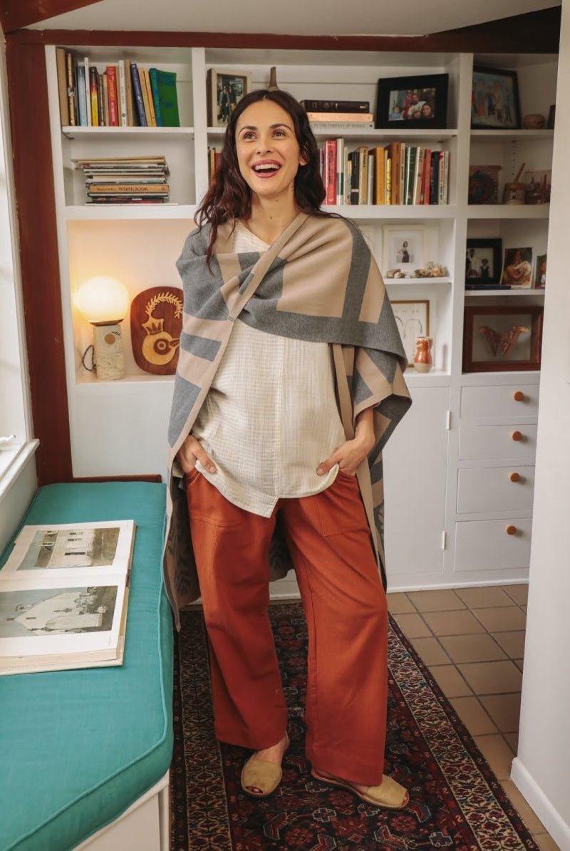 Limited Edition Sarıl 4 - Way Knit - Printed Latte - LELKNITPS - OddBird Co.