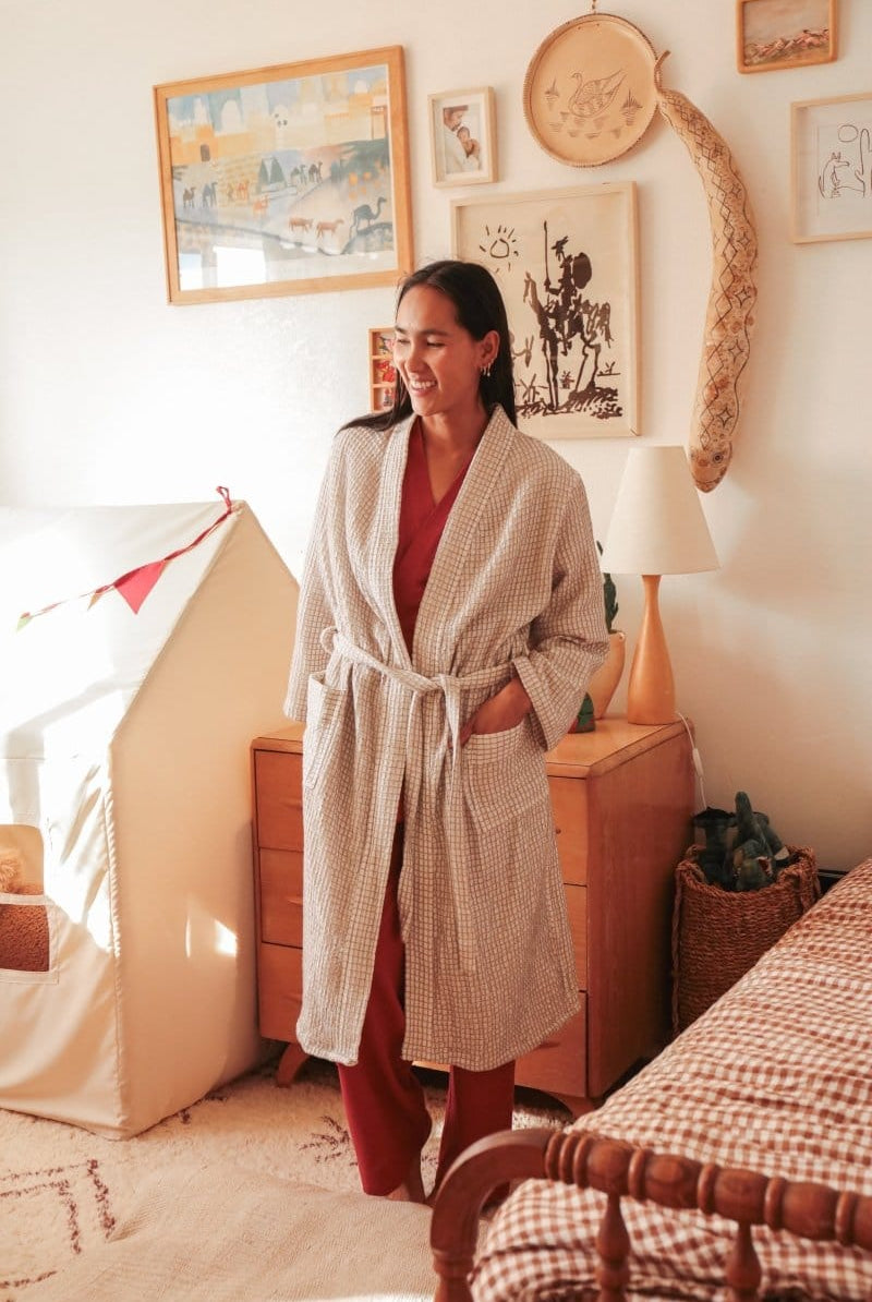 OddBird Co. Robes S/M Limited Edition XO Waffle Robe