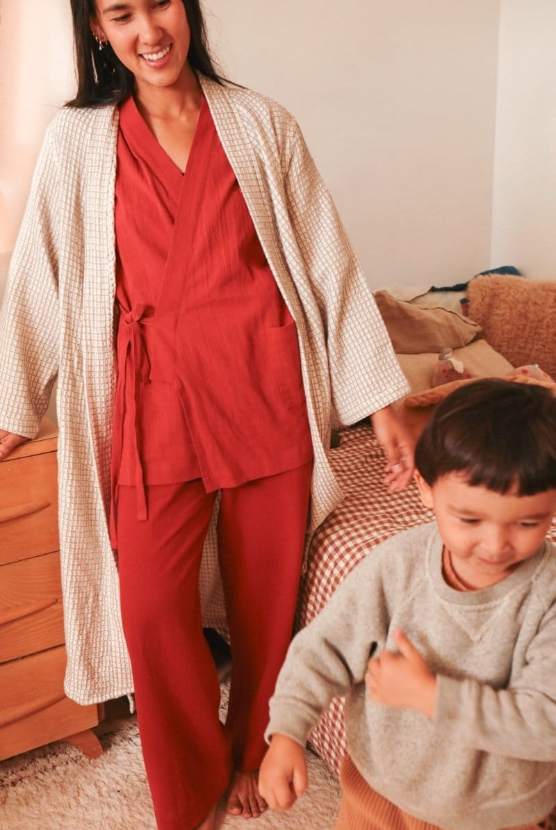 Limited Edition XO Waffle Robe - LERWAFFLEML - OddBird Co.