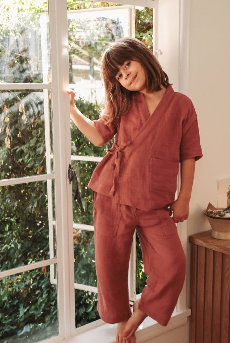 OddBird Loungewear Canyon Rose / XS (ages 3/4) Mini-Me Kardeş Set