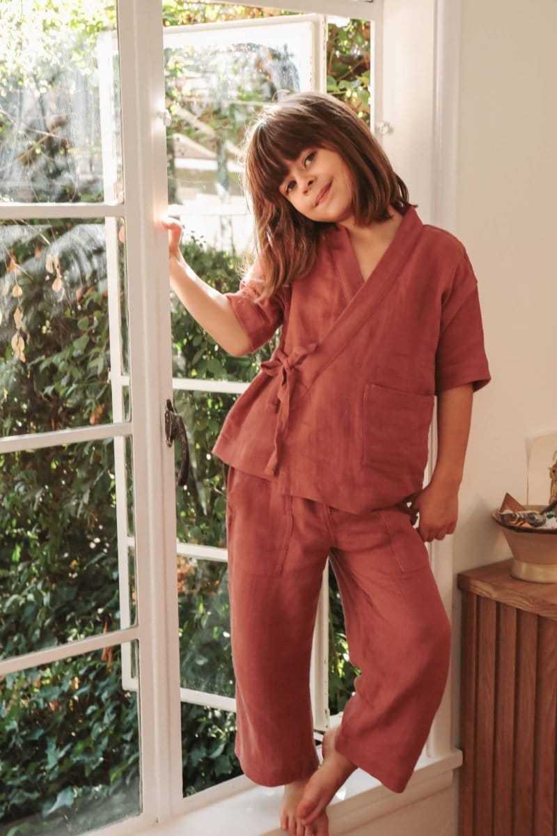 OddBird Loungewear Canyon Rose / XS (ages 3/4) Mini-Me Kardeş Set