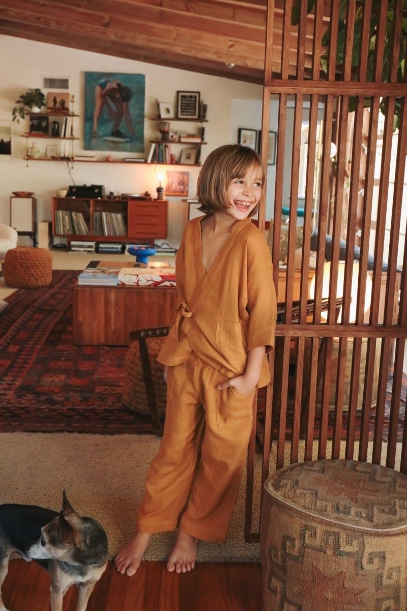 OddBird Loungewear Marigold / XS (ages 3/4) Mini-Me Kardeş Set
