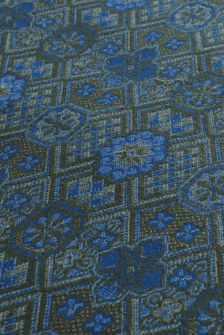 Mosaic Handwoven Blanket - King - BCMHMBLUE - OddBird Co.