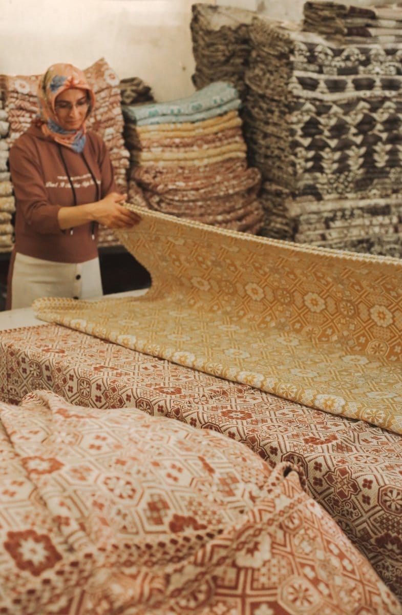 Mosaic Handwoven Blanket - King - BMNEUT - OddBird Co.