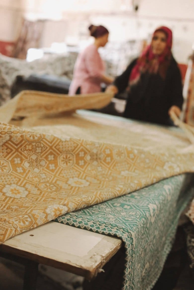 Mosaic Handwoven Blanket - King - BMNEUT - OddBird Co.