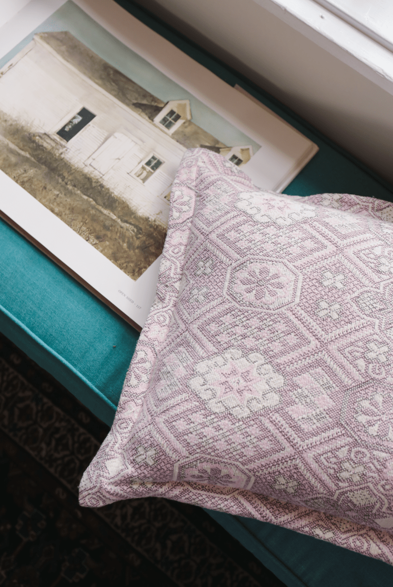 OddBird Blankets Mosaic Handwoven Throw Pillow