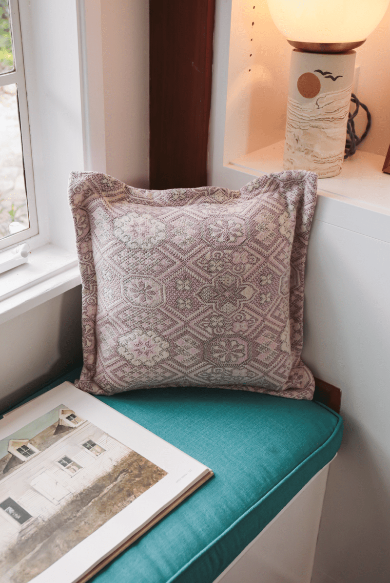 OddBird Blankets Mosaic Handwoven Throw Pillow