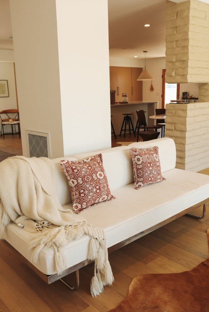 OddBird Blankets Mosaic Handwoven Throw Pillow