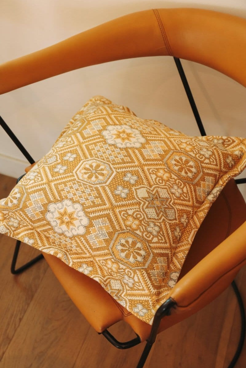 OddBird Blankets Mosaic Handwoven Throw Pillow