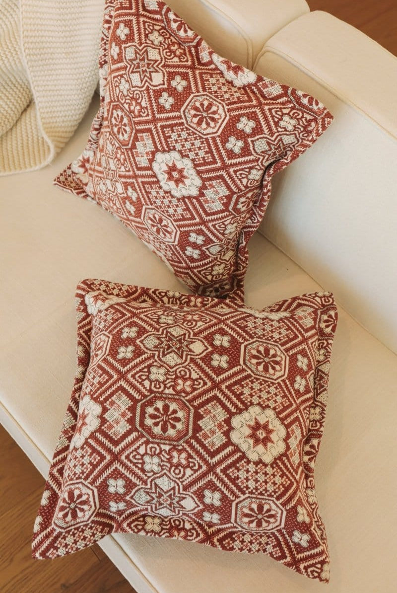 OddBird Blankets Mosaic Handwoven Throw Pillow