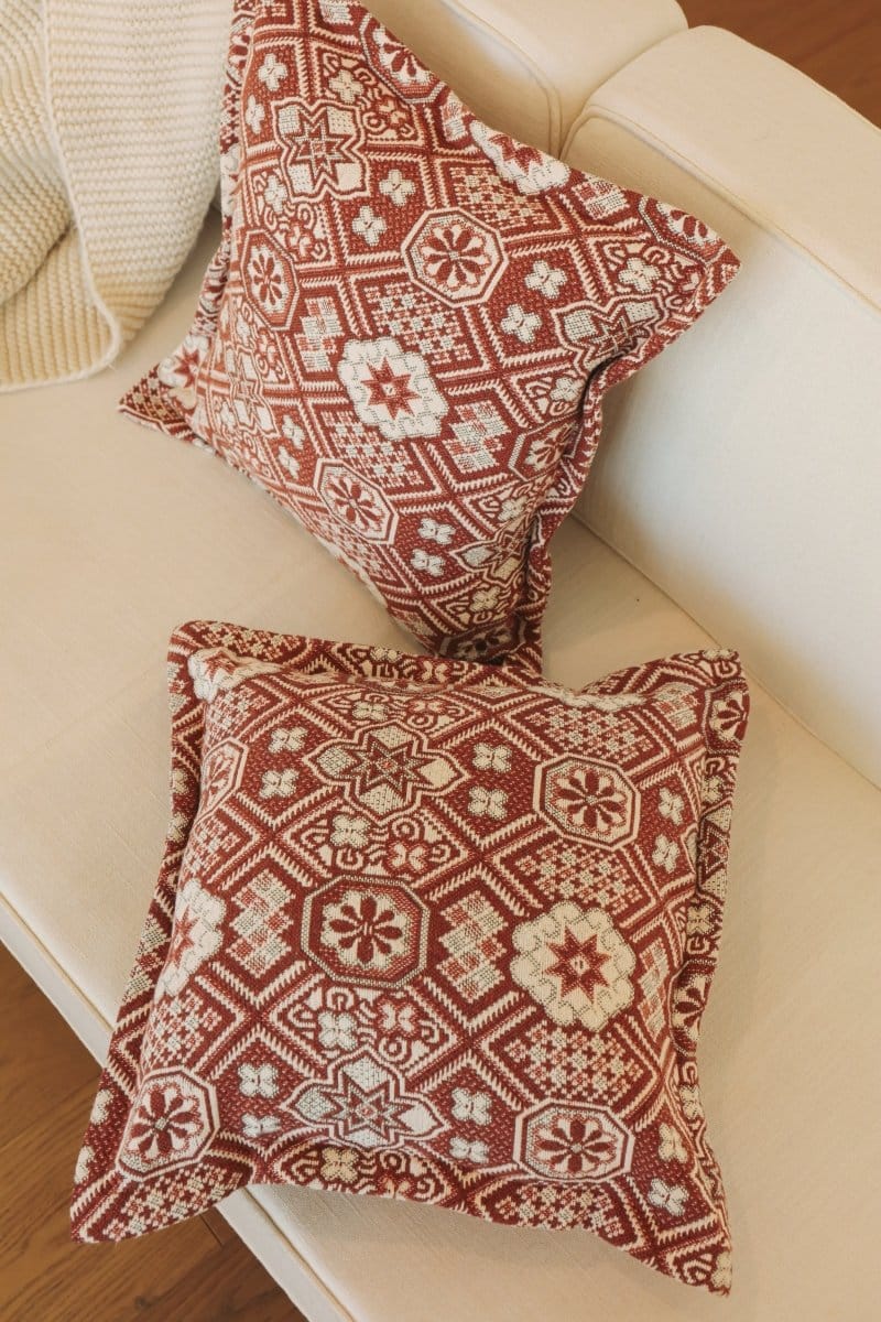 OddBird Blankets Mosaic Handwoven Throw Pillow