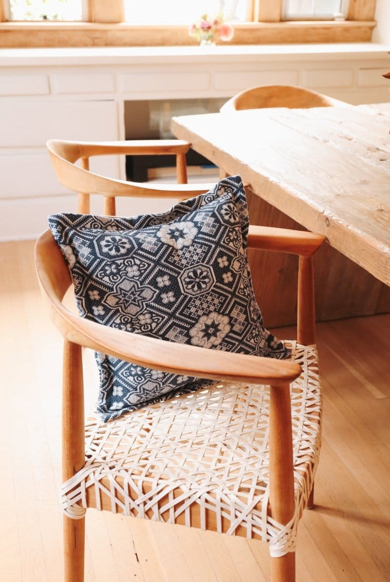 OddBird Blankets Mosaic Handwoven Throw Pillow