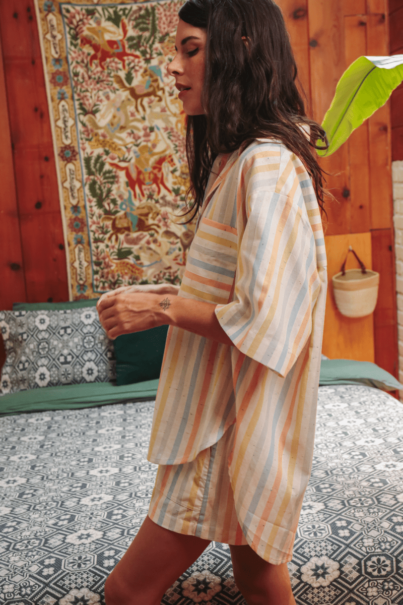 OddBird Loungewear Bottom / XS Neşe Separates - Cotton Stripe