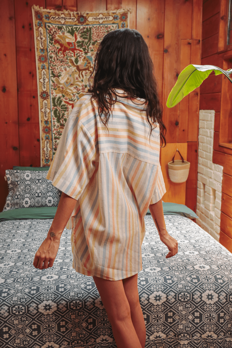 OddBird Loungewear Neşe Separates - Cotton Stripe
