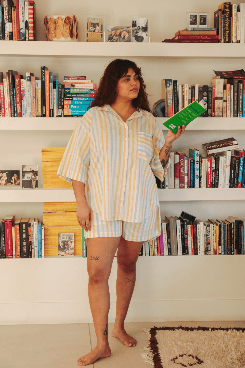 OddBird Loungewear Neşe Separates - Cotton Stripe