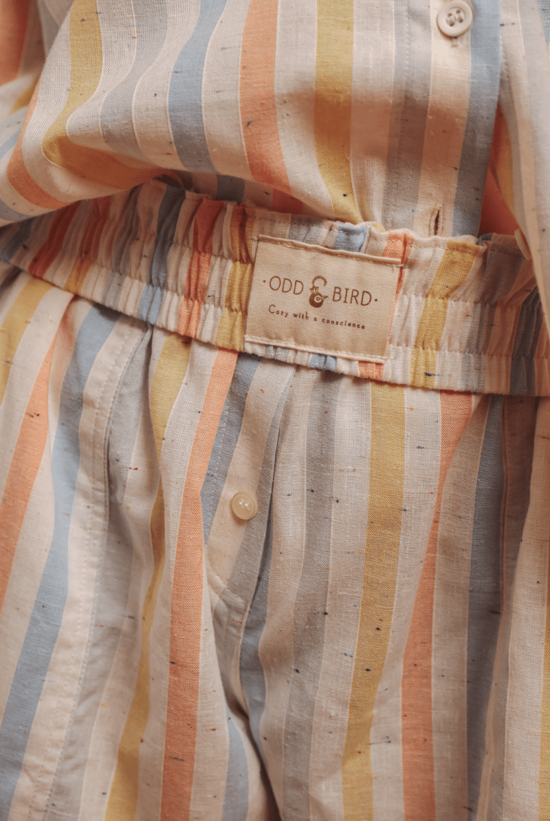 OddBird Loungewear Neşe Separates - Cotton Stripe