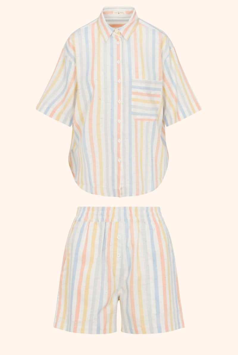 OddBird Loungewear Neşe Separates - Cotton Stripe