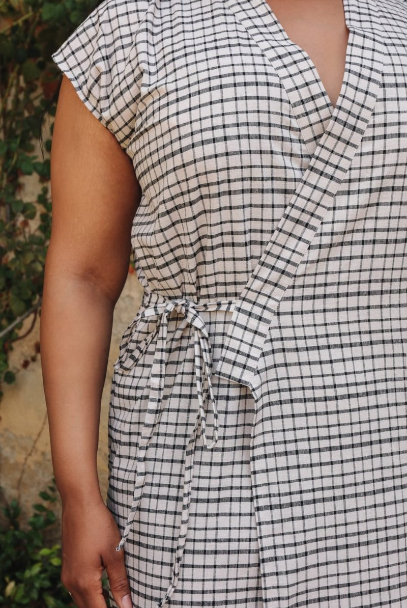 *NEW* Aydın House Dress - Picnic Check - DLEAYDINPCXS - OddBird Co.