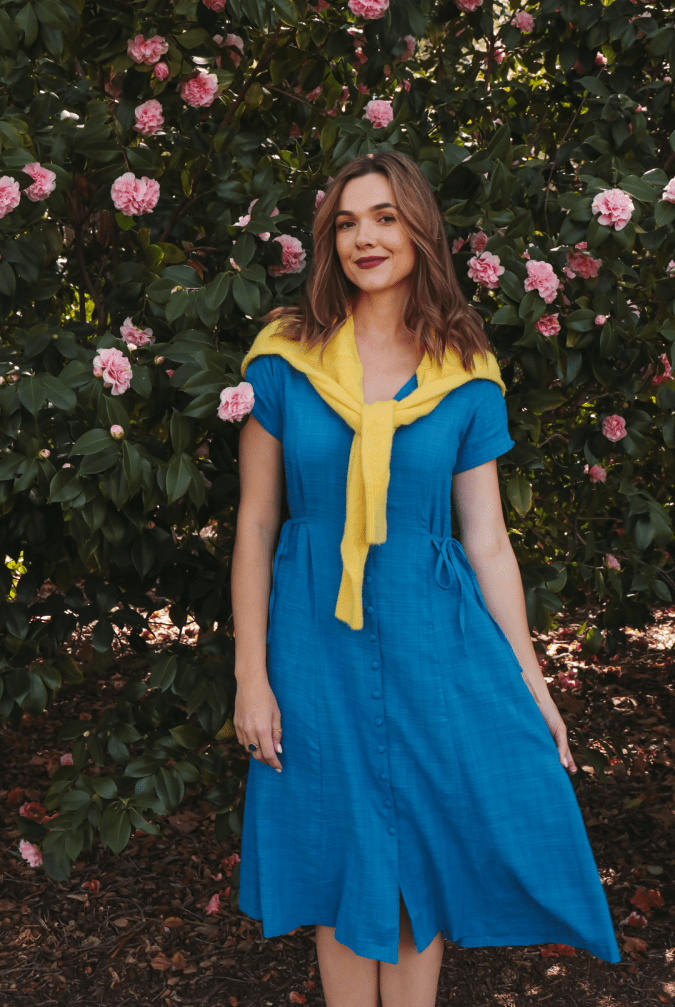 OddBird Co. Loungewear Spring Blue / XS *NEW* Dilek Dress