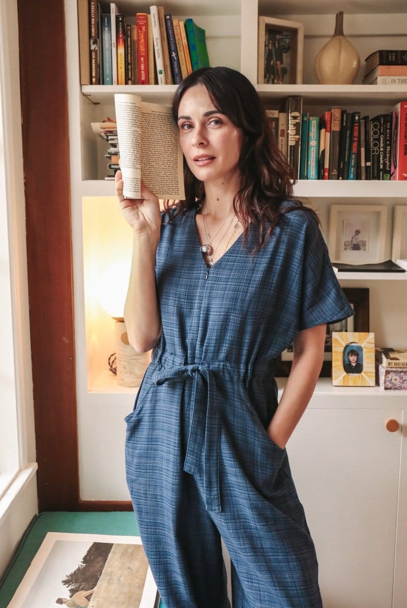OddBird Co. Loungewear Indigo / XS *NEW* Divane Jumpsuit