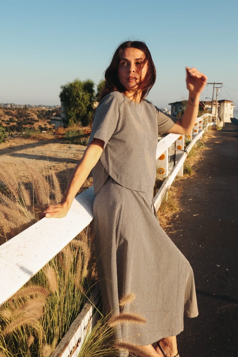 *NEW* Harika Shirt - Gingham - - OddBird Co.